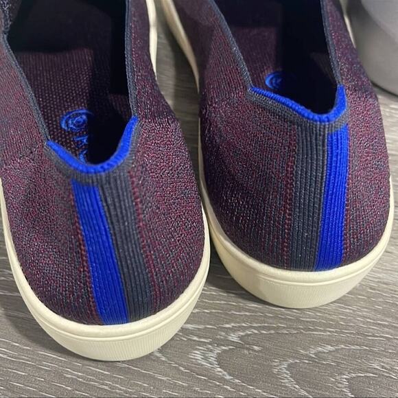 Rothys size 10 fig python woman’s slide on sneakers - Picture 8 of 13